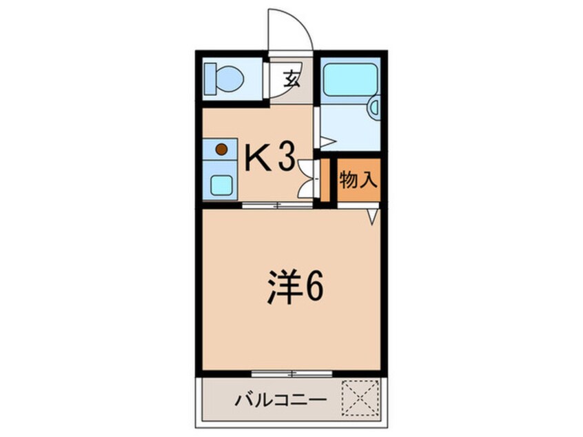 間取図 岡田ハイツ