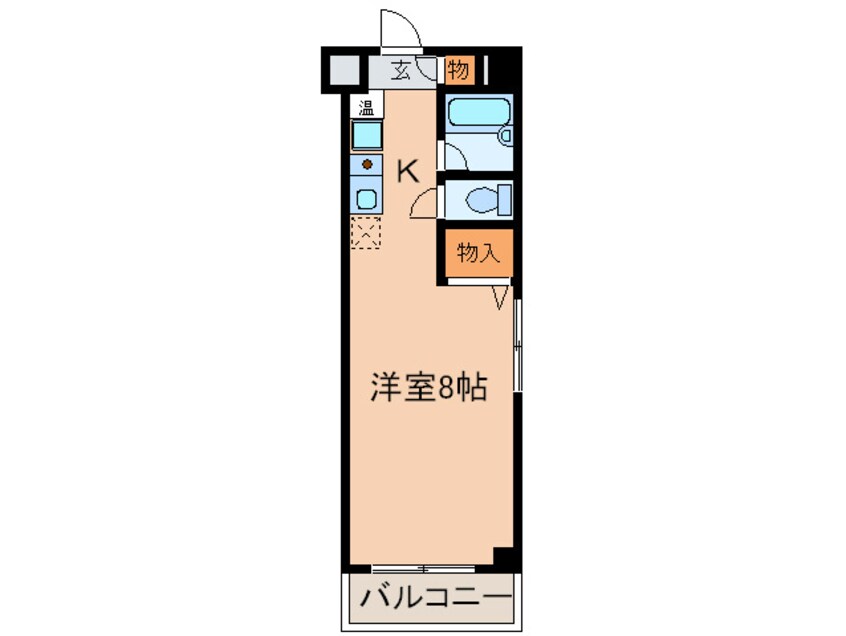 間取図 クロスロ－ドハイツヤマサキ