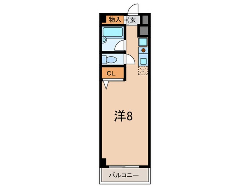 間取図 クロスロ－ドハイツヤマサキ
