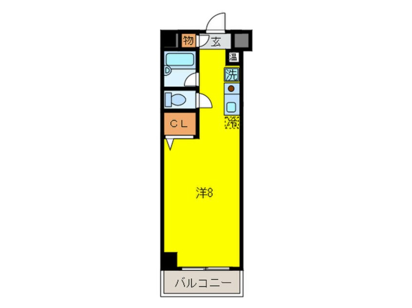 間取図 クロスロ－ドハイツヤマサキ