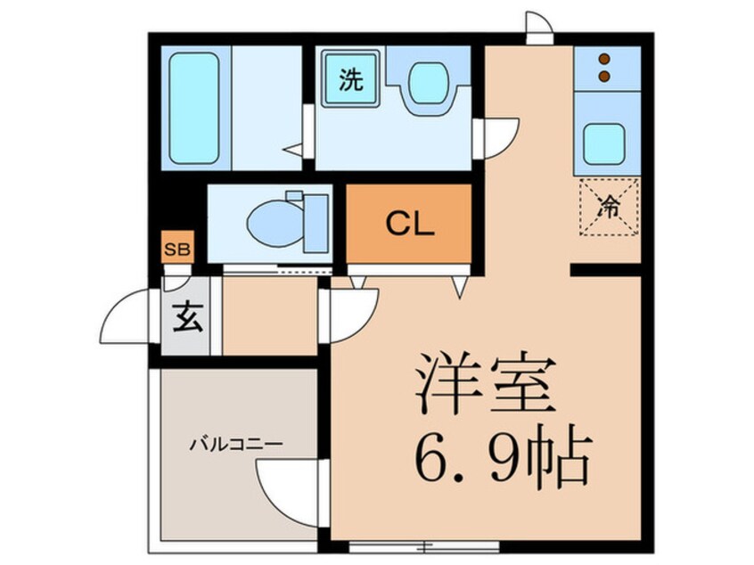 間取図 ハーモニーテラス大宅早稲ノ内町
