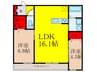 Ｄ－ｒｏｏｍ上穂積 2LDKの間取り