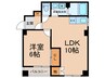 マンション早蕨 1LDKの間取り