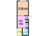 ＭＡＲＥ 1DKの間取り