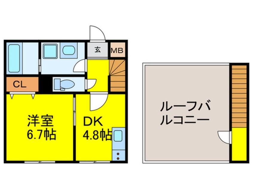 間取図 OrientCity戎之町東