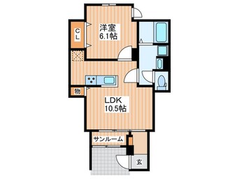 間取図 ラ・ヴィータ南門真Ⅰ