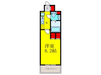 間取図 ミュプレ江坂