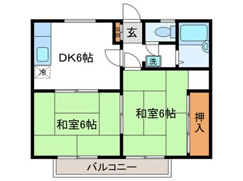 間取図 プチフール嵐山