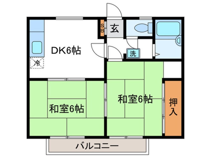 間取図 プチフール嵐山