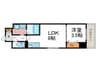 仮)CRESTTAPP京都西京極dex(101) 1LDKの間取り