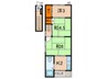藤本ハイツ 3Kの間取り