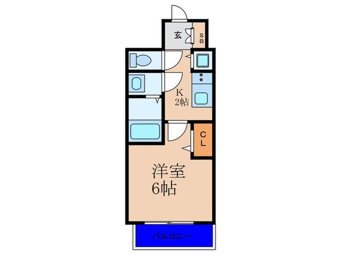 間取り図 ﾌﾟﾚｻﾝｽ大阪ｹﾞｰﾄｼﾃｨ(1202)