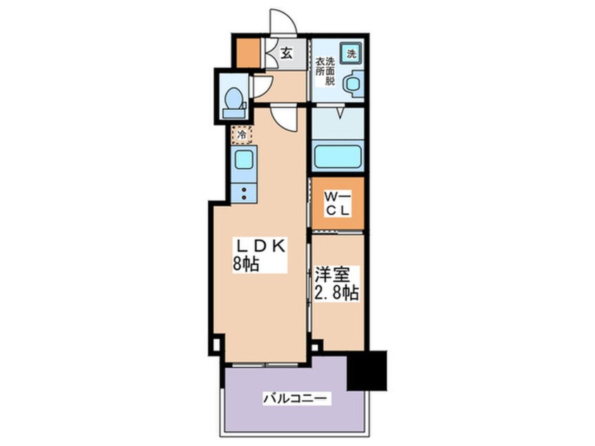 間取図 セレニテ日本橋プリエ