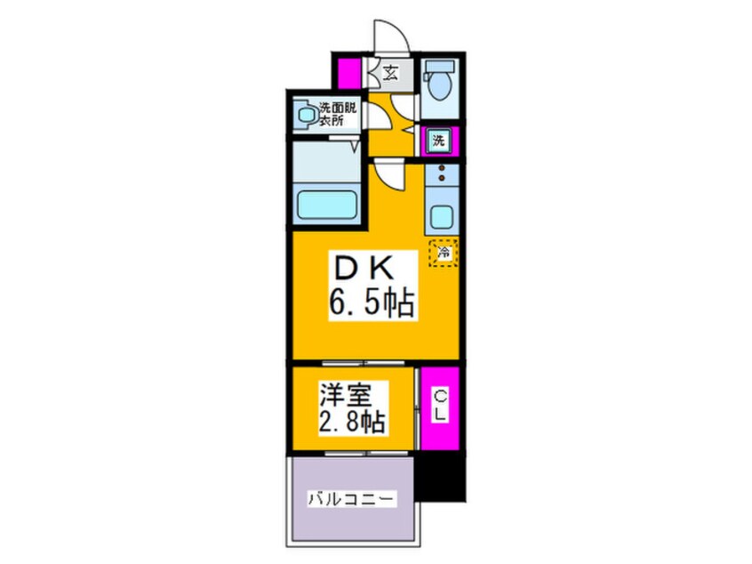 間取図 セレニテ日本橋プリエ