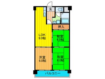 間取図 グランベルパ－ク