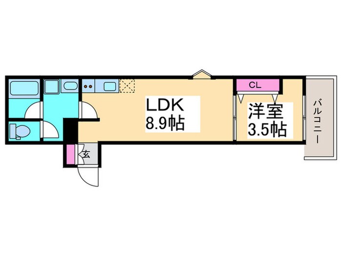 間取り図 F+style天美東4号館
