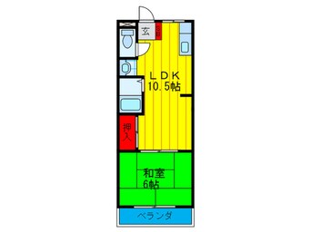 間取図 コーポ赤松