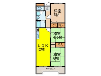 間取図 シェリール五月が丘南