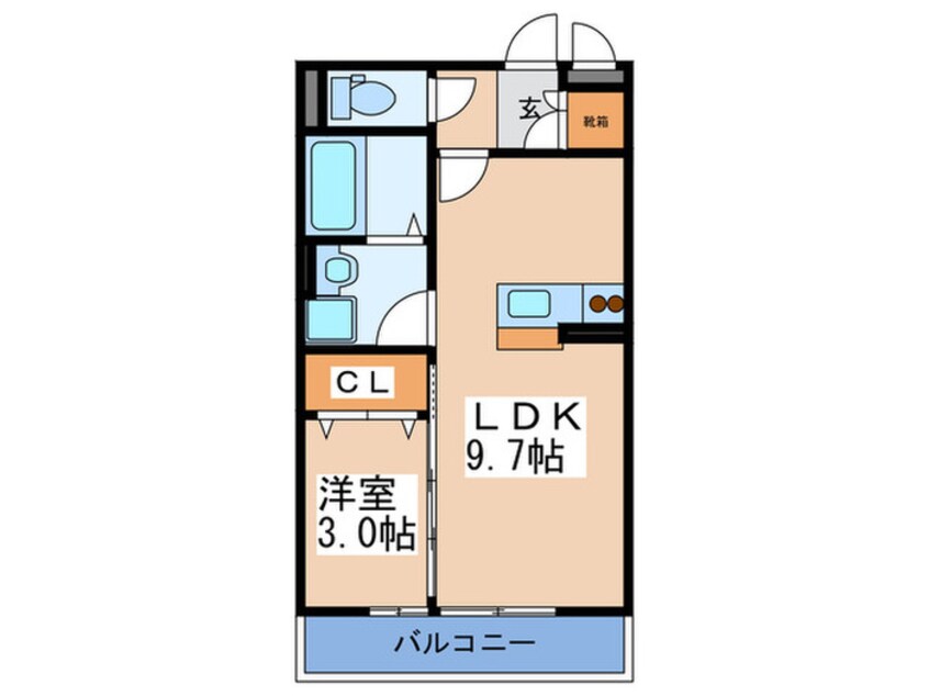 間取図 シャトレ清風