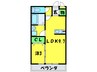 シャトレ清風 1LDKの間取り