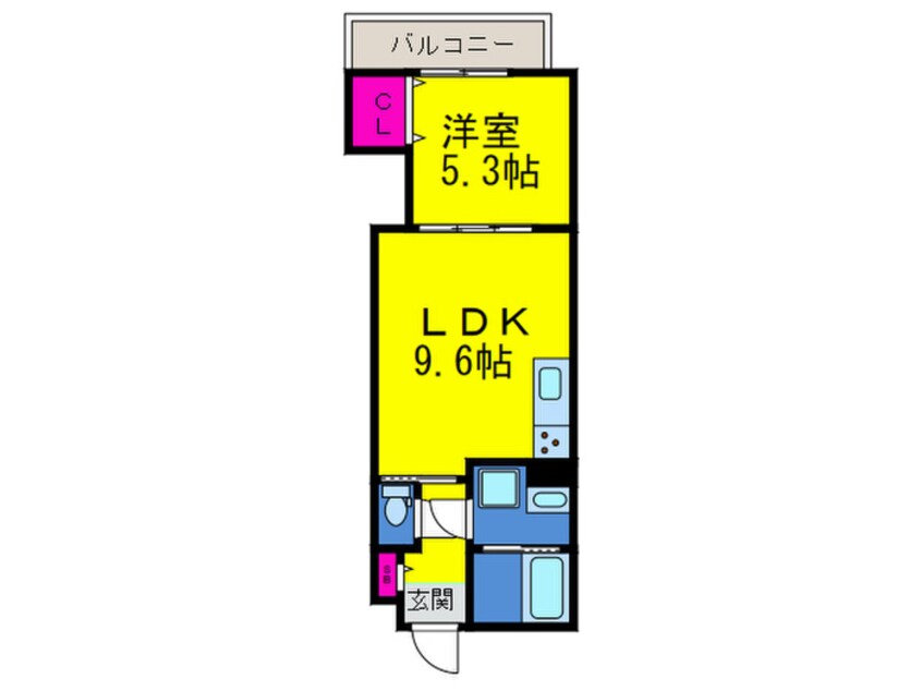 間取図 ラモーナ照ヶ丘Ⅱ