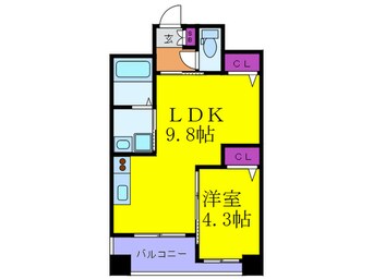 間取図 ノルデンハイム梅田東