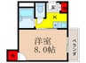 第２メゾンイズミ 1Kの間取り
