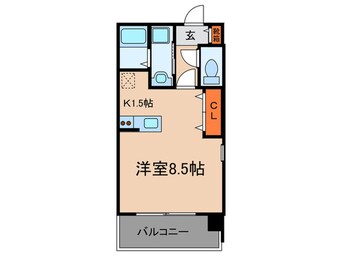 間取図 ドミノ花屋町