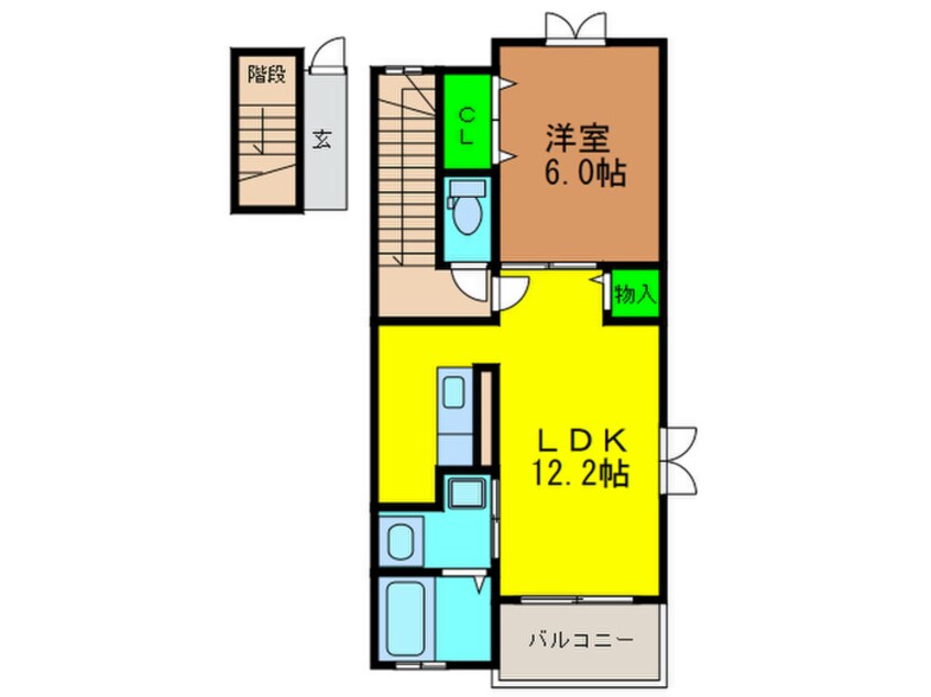 間取図 アイランド　コーワ