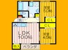 グランコート山栄 2LDKの間取り