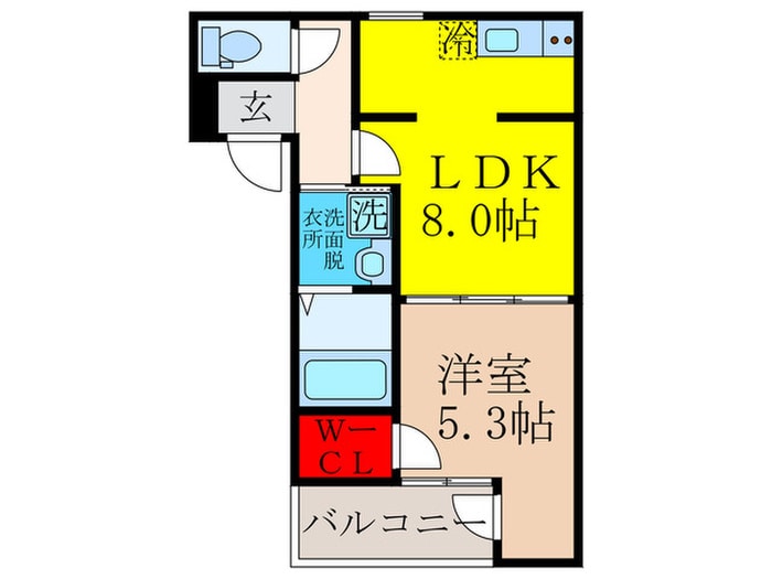 間取り図 ﾌｼﾞﾊﾟﾚｽ阪急吹田駅南Ⅲ番館