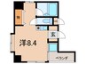 ＹＫハイツ西明石 1Rの間取り