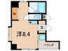 ＹＫハイツ西明石 1Rの間取り