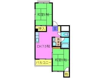 間取図 ユニライフ石坪