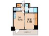 ｴｽﾃﾑｺｰﾄ大阪福島Ⅱﾚｲﾔｰ（902） 1DKの間取り