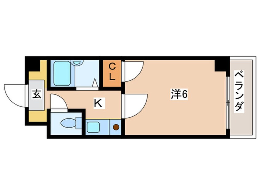 間取図 Ｃｏｌｌｅｃｔｉｏｎ西田辺