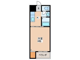 間取図 Ｐａｌｄｅ　Ｎａｋａｄａ