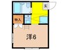 グランツ友 1Rの間取り