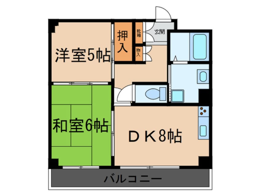 間取図 ピンリ－ブルⅡ