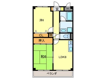 間取図 ピンリ－ブルⅡ