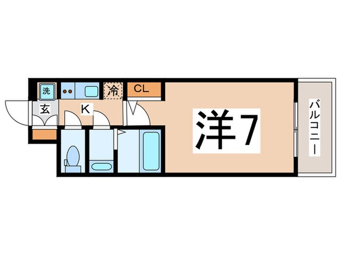 間取り図 S-RESIDENCEドーム前千代崎