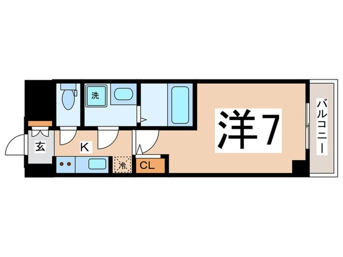 間取り図 S-RESIDENCEドーム前千代崎
