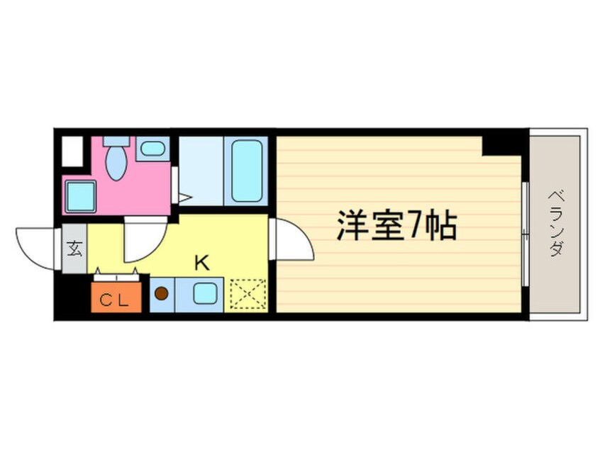 間取図 Ｎシャンブル