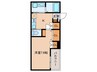 SAKURA Maison 1Kの間取り