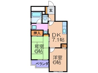 間取図 サンライズ野里