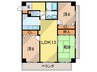 ボヌ－ル宝塚 3LDKの間取り