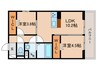 BRANSIA瀬田 2LDKの間取り