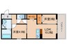 BRANSIA瀬田 2LDKの間取り