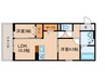 BRANSIA瀬田 2LDKの間取り