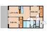 BRANSIA瀬田 2LDKの間取り